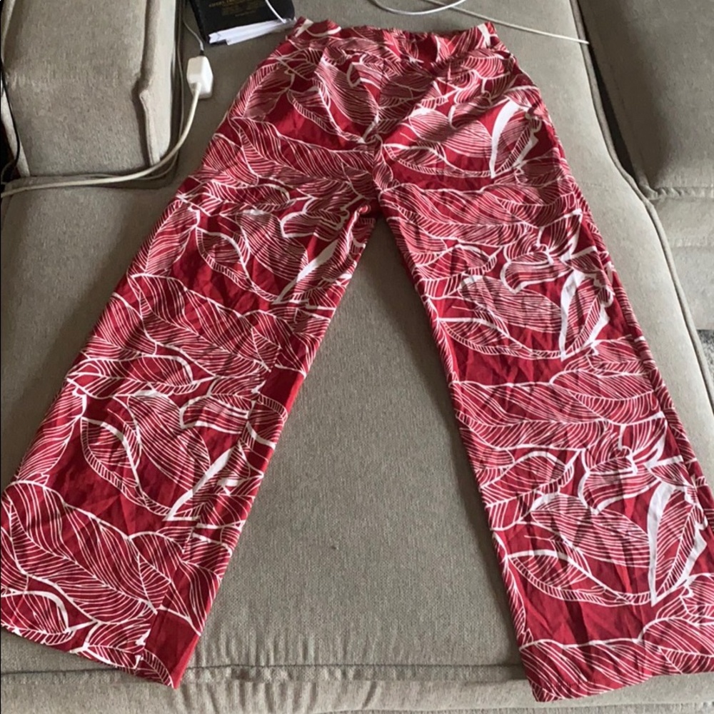 Leaf Pattern Pants - image 1